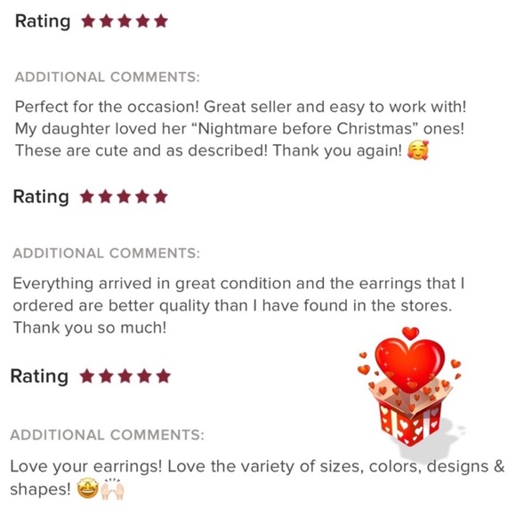 🖤Pick Any 3 for $12🖤 Faux Leather Dangle Earrings - Picture 5 of 5